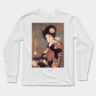 Sakura Beer - 1912 Beer Advertising Art Long Sleeve T-Shirt